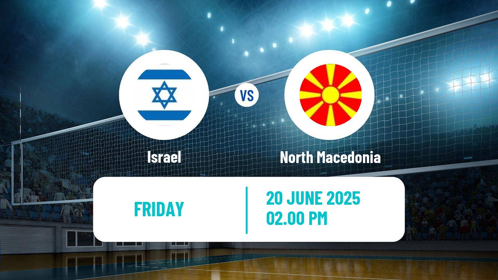 Volleyball Golden European League Volleyball Israel - North Macedonia