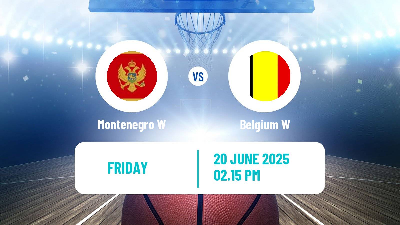 Basketball EuroBasket Women Montenegro W - Belgium W