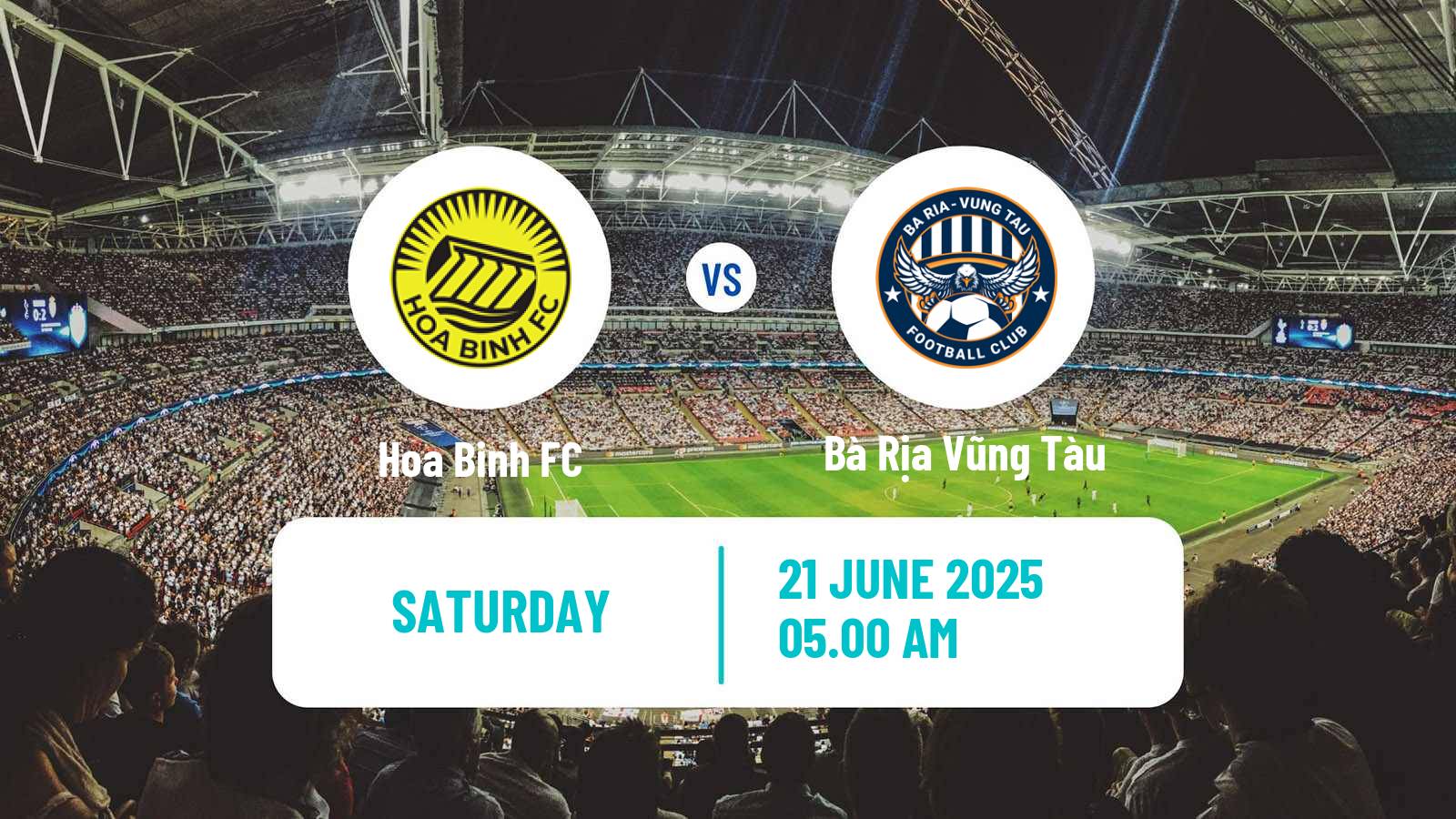Football Vietnamese V League 2 Hoa Binh - Bà Rịa Vũng Tàu