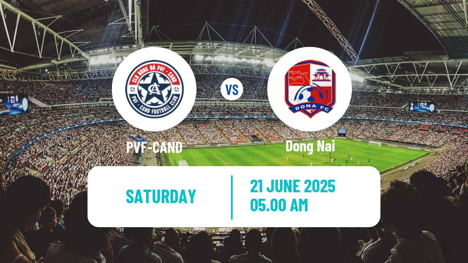 Football Vietnamese V League 2 PVF-CAND - Dong Nai