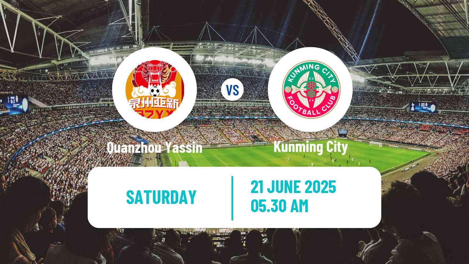 Soccer Chinese Yi League Quanzhou Yassin - Kunming City