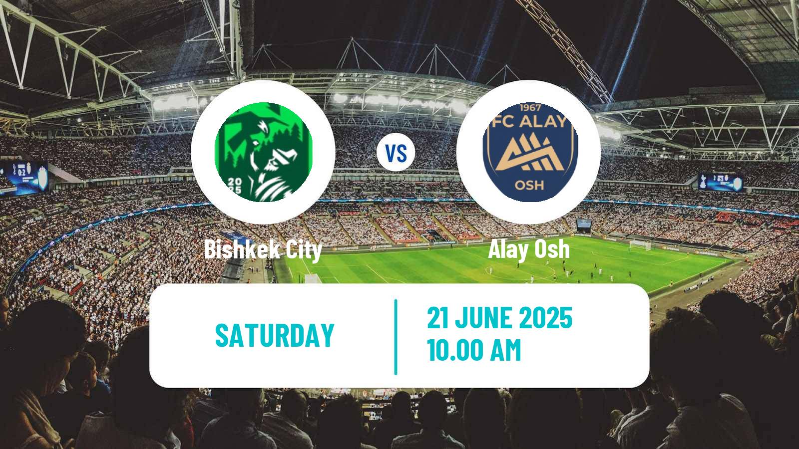 Football Kyrgyzstan Premier Liga Bishkek City - Alay Osh