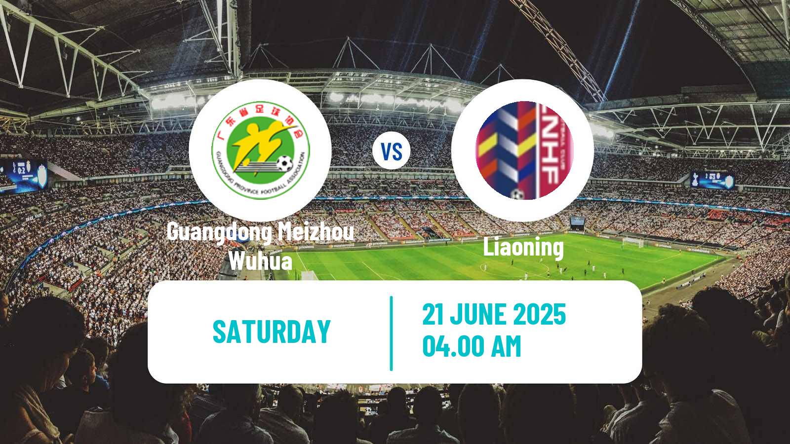 Football Chinese Super League Women Guangdong Meizhou Wuhua - Liaoning
