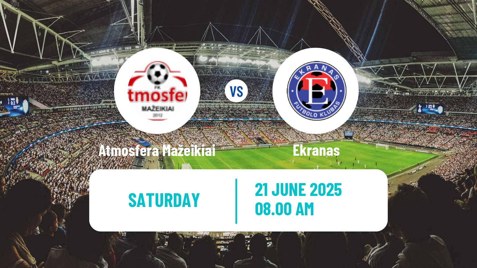 Football Lithuanian Division 2 Atmosfera Mažeikiai - Ekranas