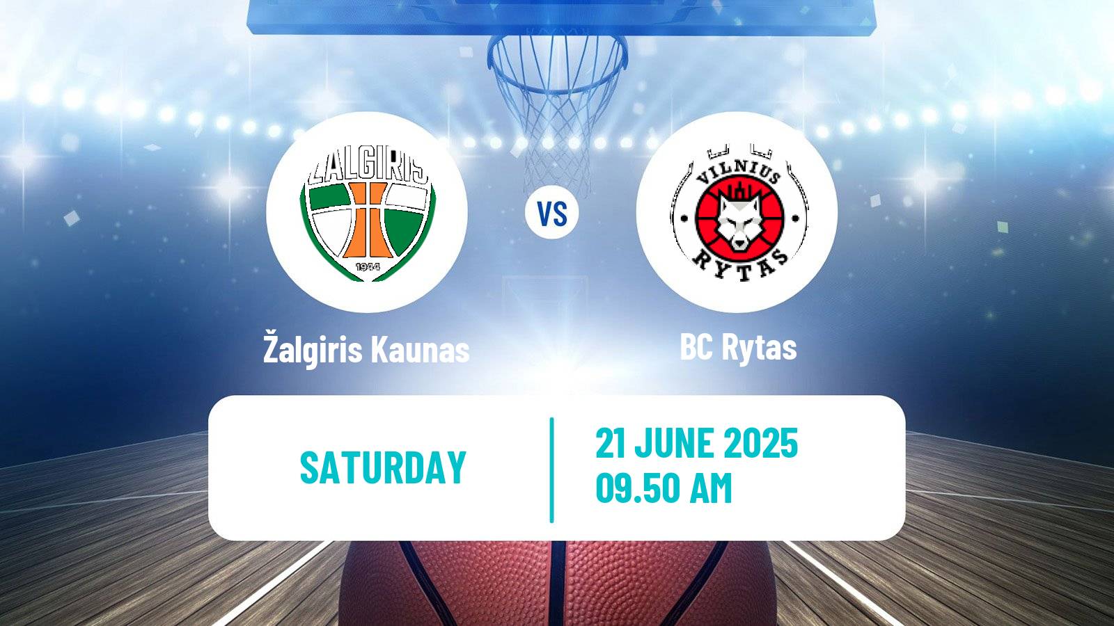 Basketball Lietuvos Krepsinio Lyga Žalgiris Kaunas - Rytas