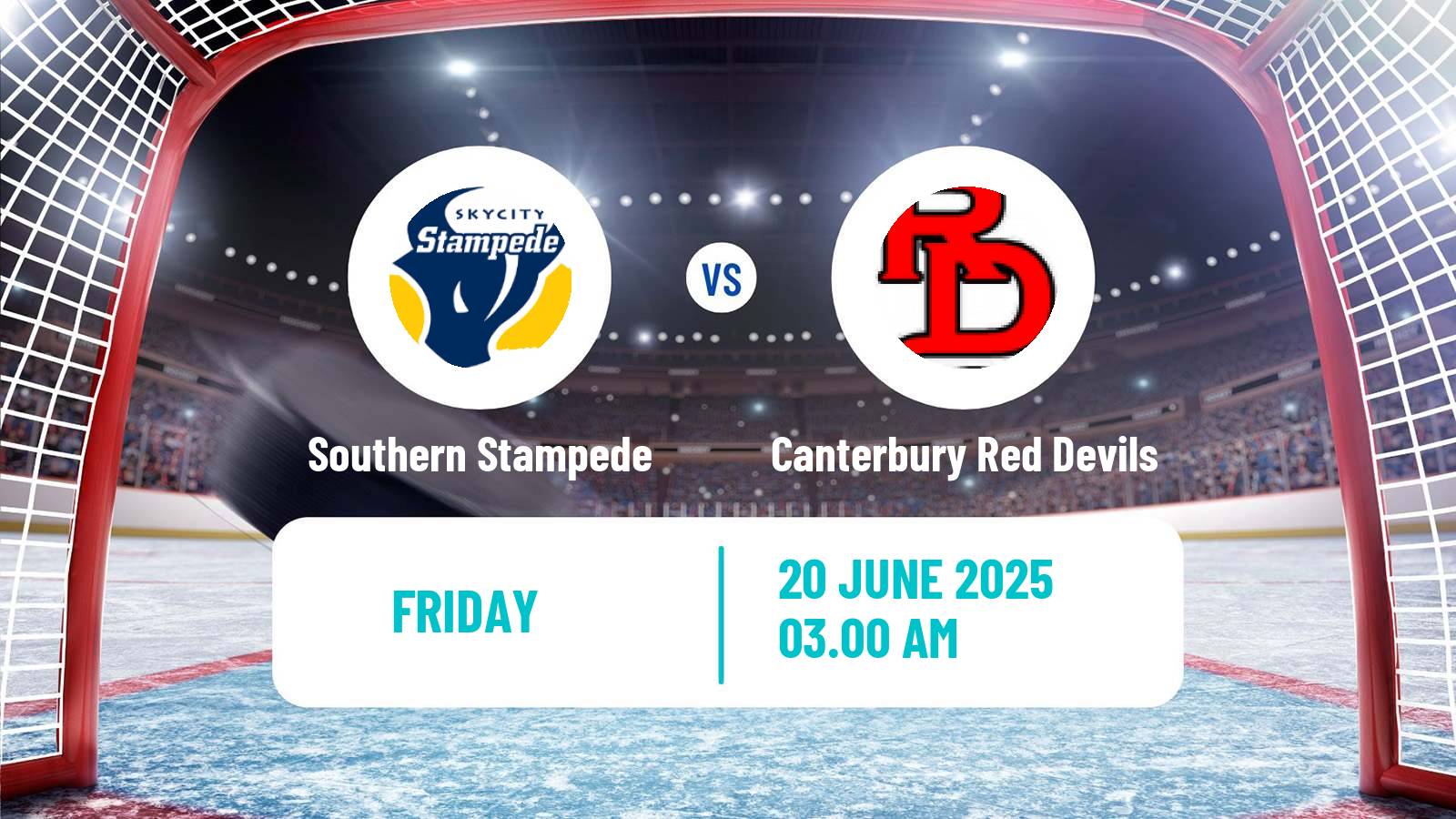 Hockey New Zealand NZIHL Southern Stampede - Canterbury Red Devils