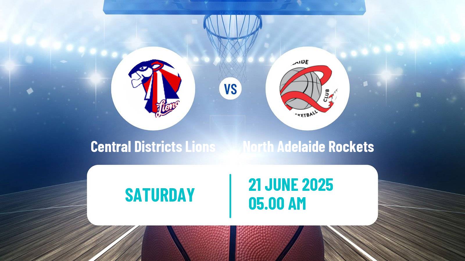 Basketball Australian NBL1 Central Women Central Districts Lions - North Adelaide Rockets