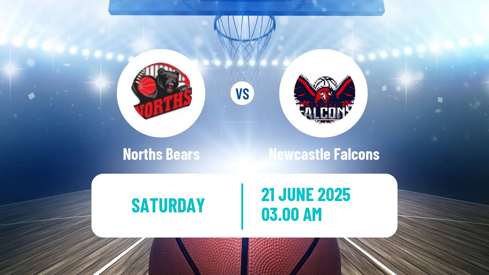 Basketball Australian NBL1 East Women Norths Bears - Newcastle Falcons