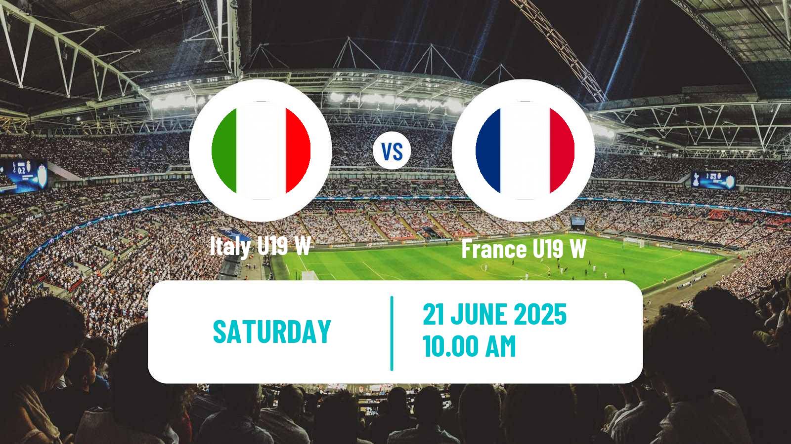 Soccer UEFA Euro U19 Women Italy U19 W - France U19 W