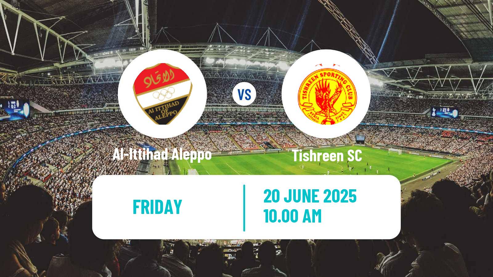 Soccer Syrian Premier League Al-Ittihad Aleppo - Tishreen