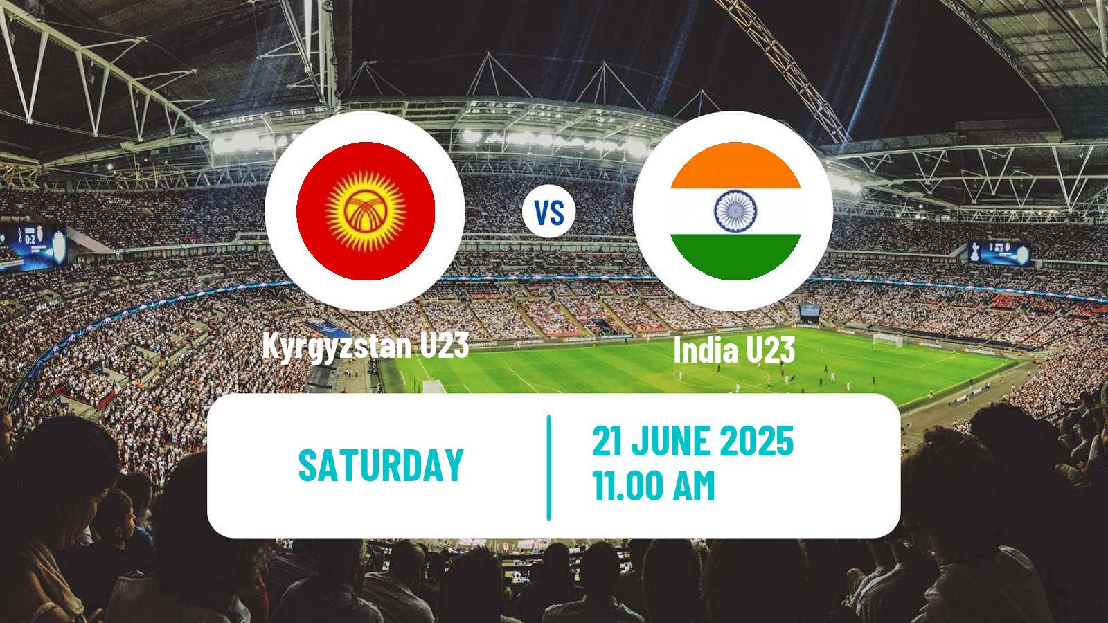 Soccer Friendly Kyrgyzstan U23 - India U23