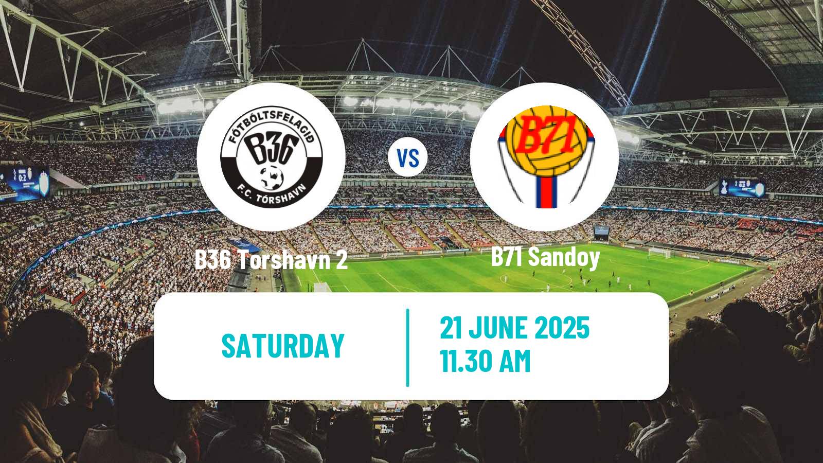 Soccer Faroe Islands 1 Deild B36 Torshavn 2 - B71 Sandoy