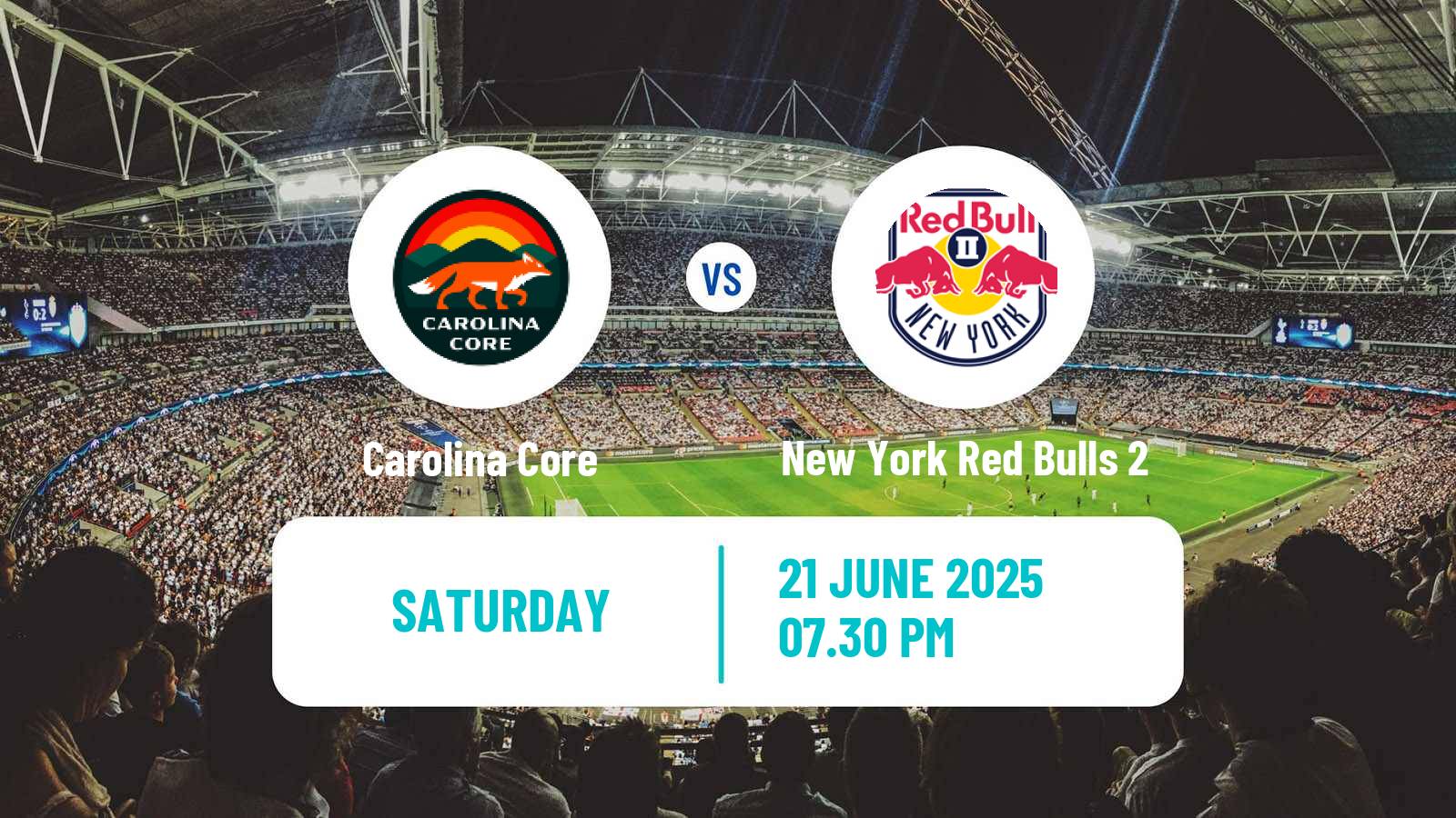 Soccer MLS Next Pro Carolina Core - New York Red Bulls 2