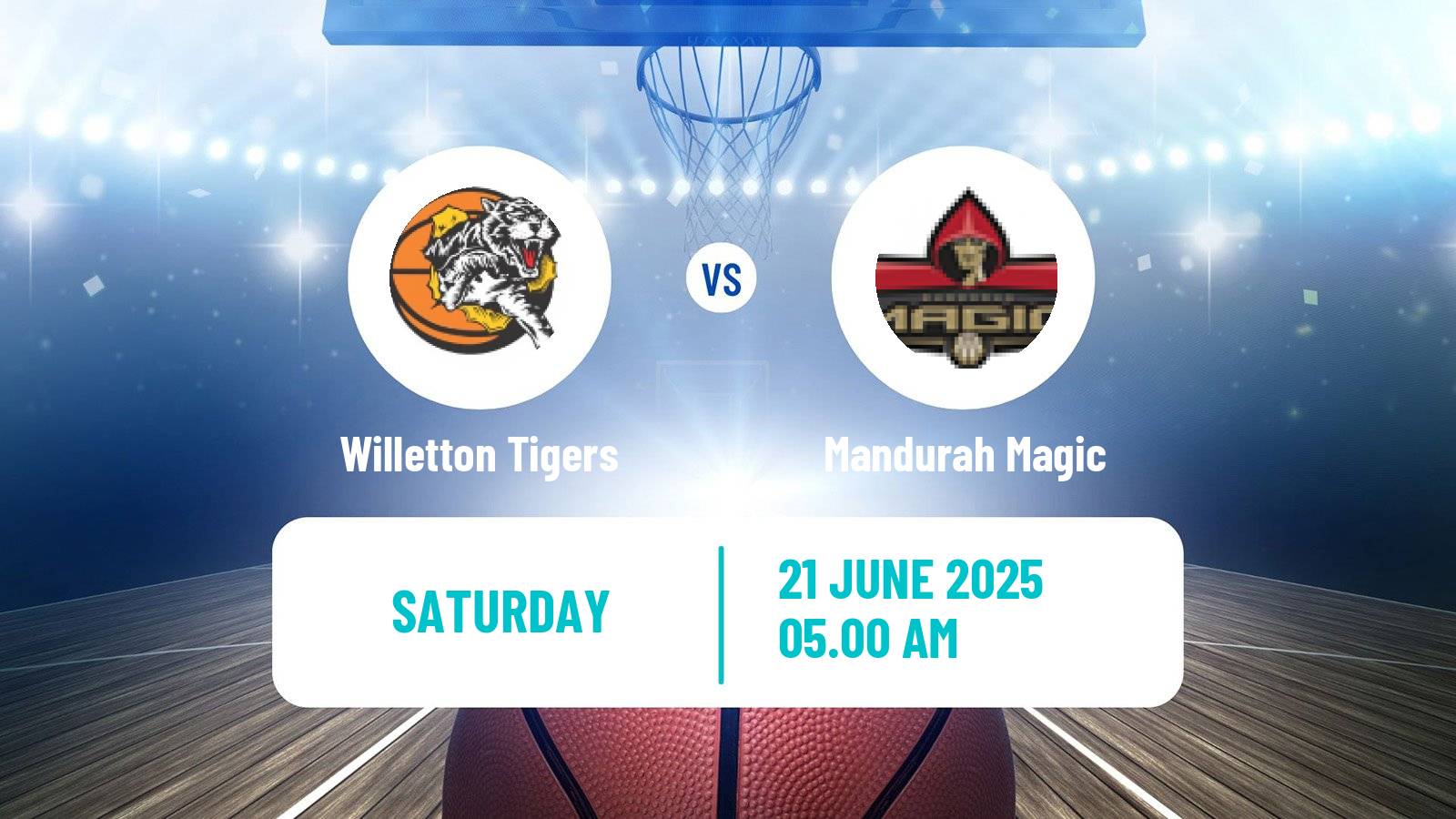 Basketball Australian NBL1 West Women Willetton Tigers - Mandurah Magic