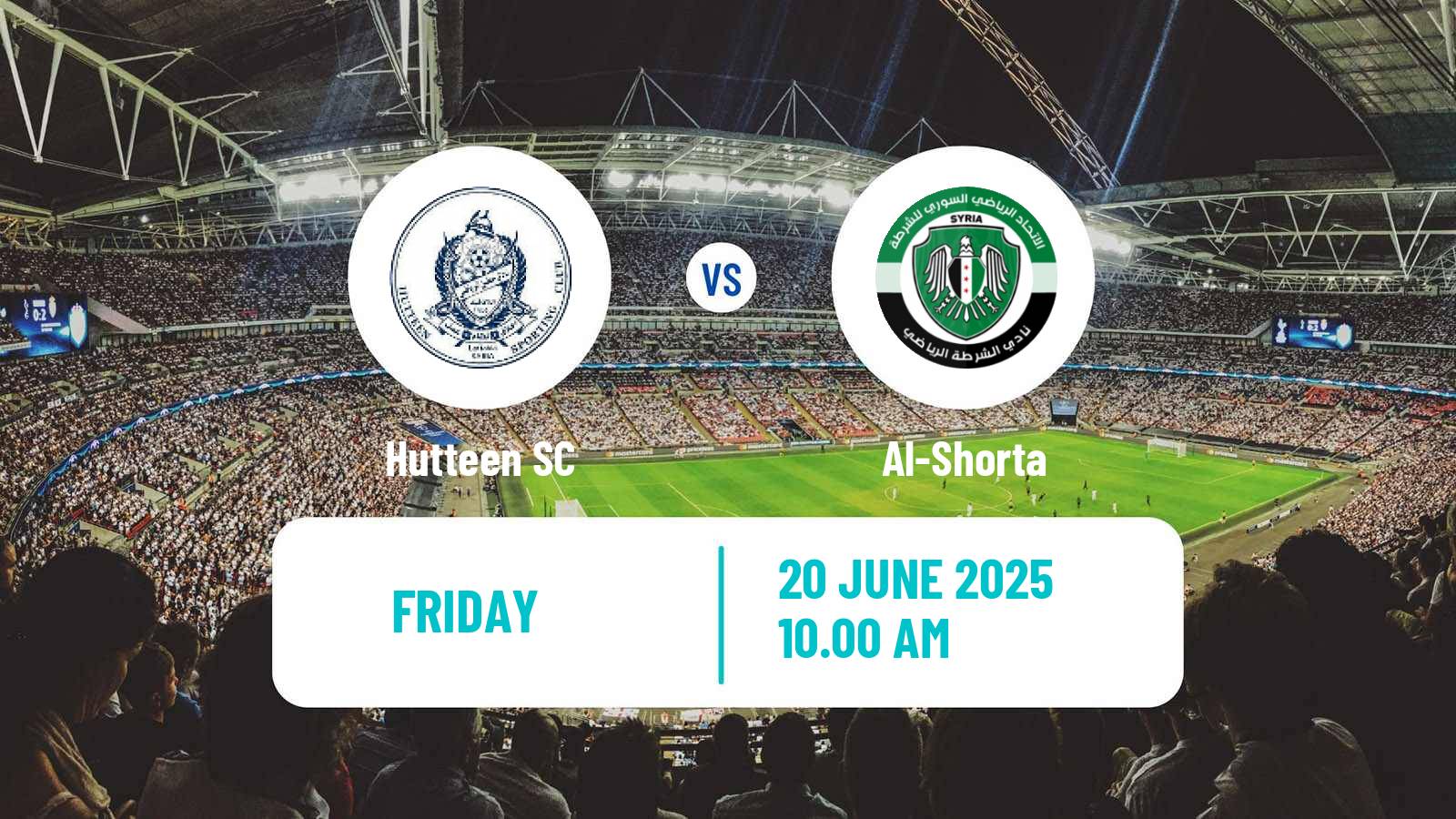 Soccer Syrian Premier League Hutteen - Al-Shorta