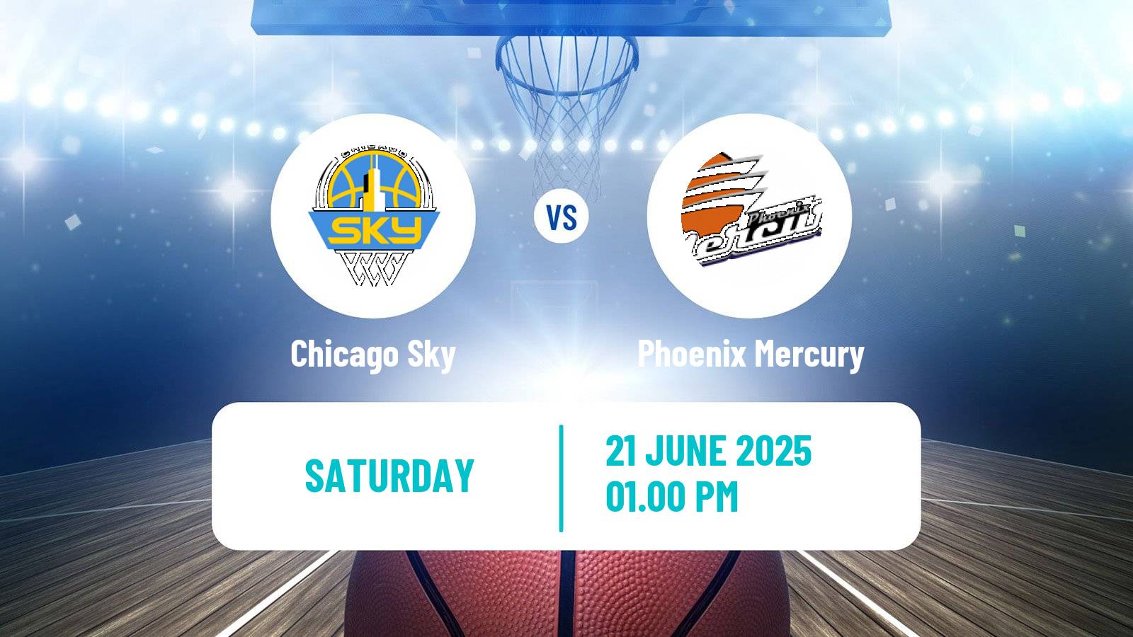 Basketball WNBA Chicago Sky - Phoenix Mercury