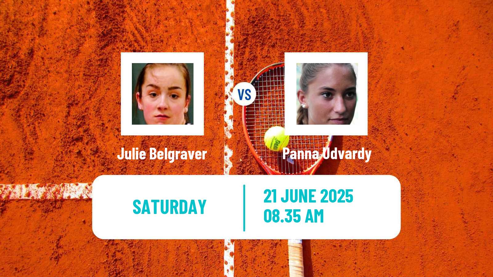 Tennis ITF W75 Blois Women Julie Belgraver - Panna Udvardy