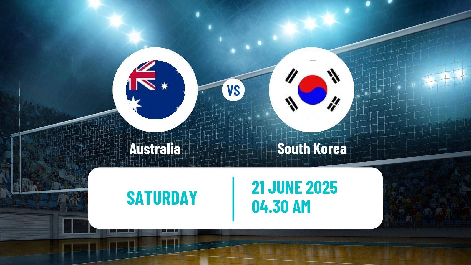 Volleyball AVC Challenge Cup Volleyball Australia - South Korea