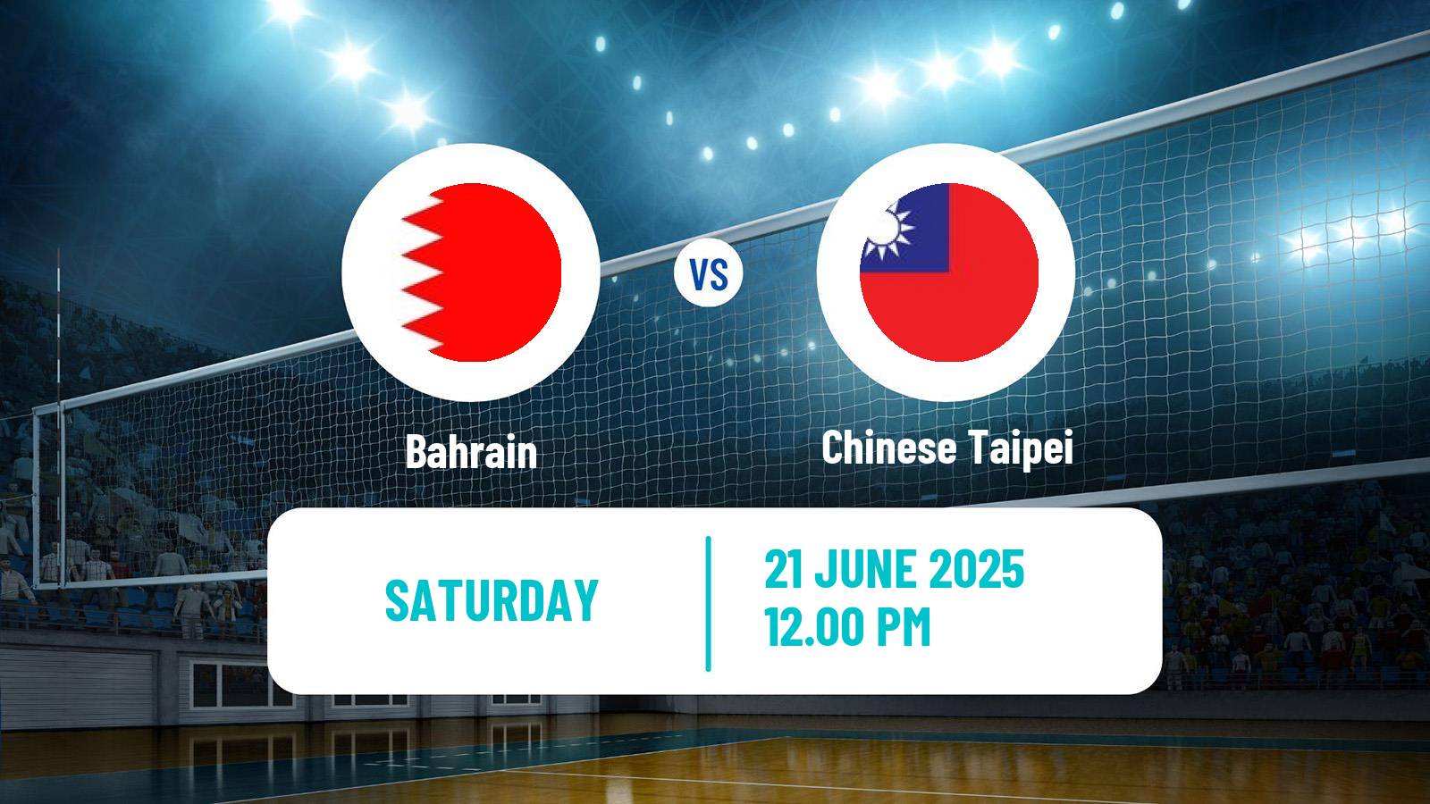 Volleyball AVC Challenge Cup Volleyball Bahrain - Chinese Taipei