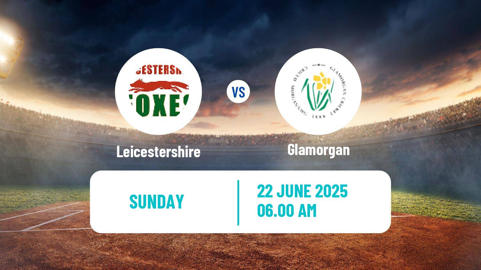 Cricket County Championship Two Cricket Leicestershire - Glamorgan