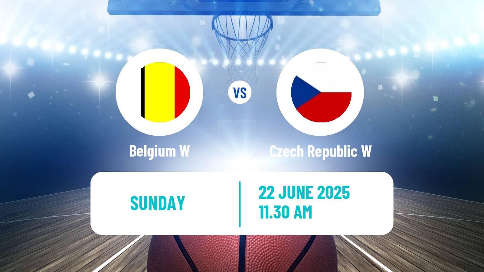 Basketball EuroBasket Women Belgium W - Czech Republic W