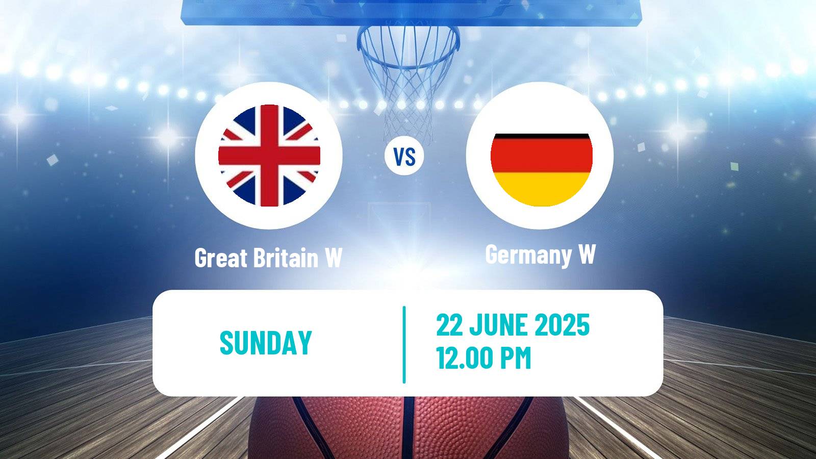Basketball EuroBasket Women Great Britain W - Germany W
