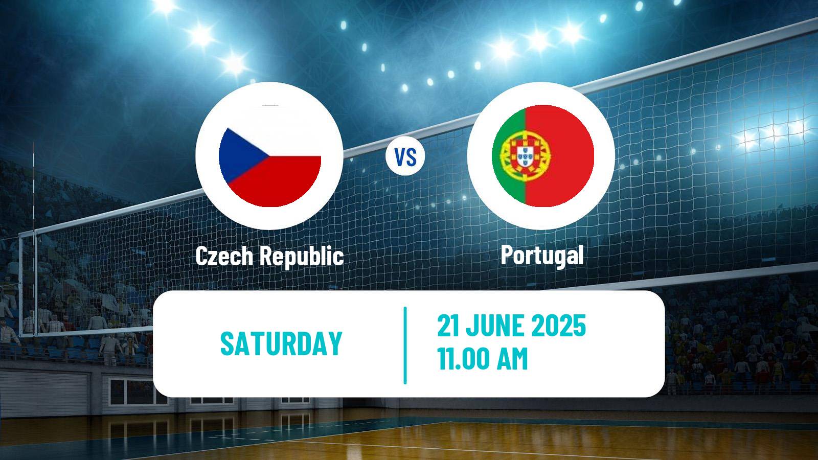 Volleyball Golden European League Volleyball Czech Republic - Portugal