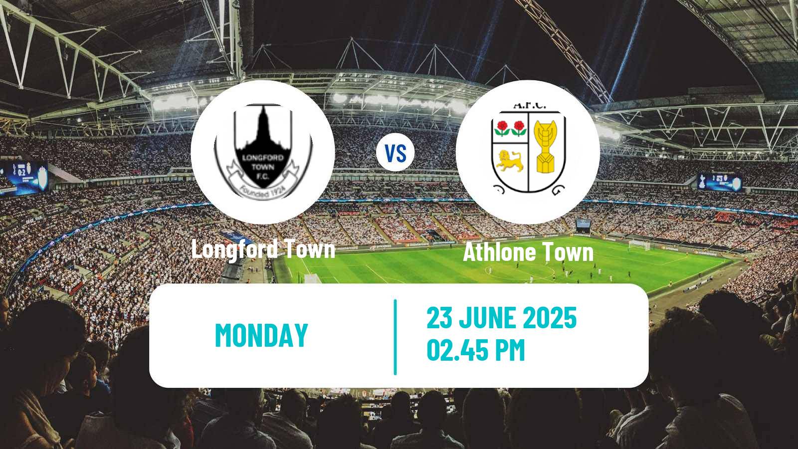 Soccer Irish Division 1 Longford Town - Athlone Town