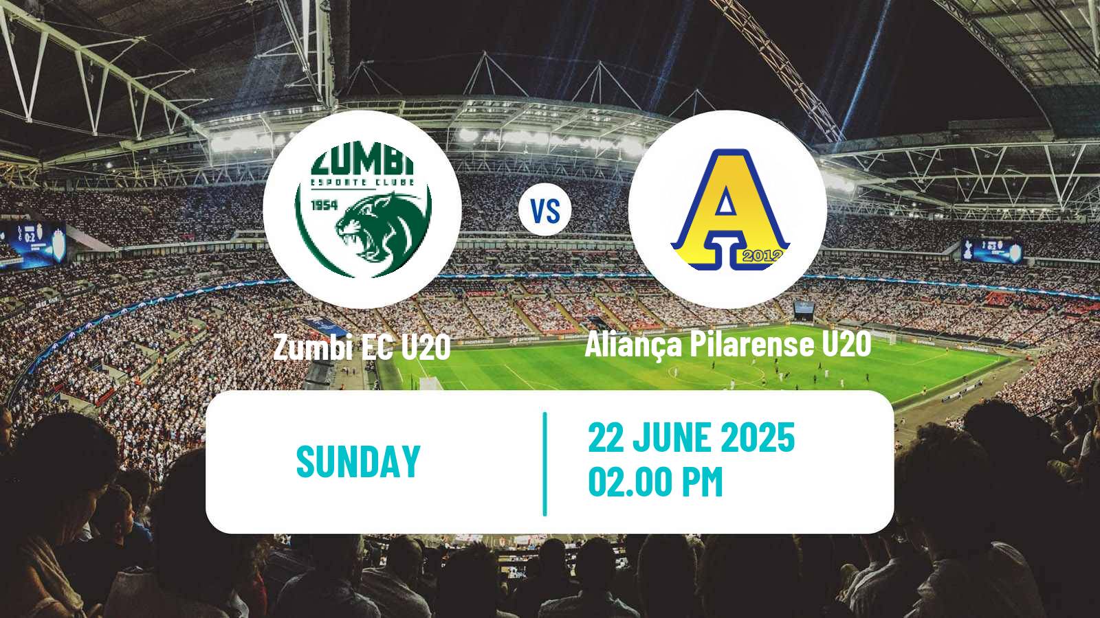 Soccer Brazilian Alagoano U20 Zumbi U20 - Aliança Pilarense U20