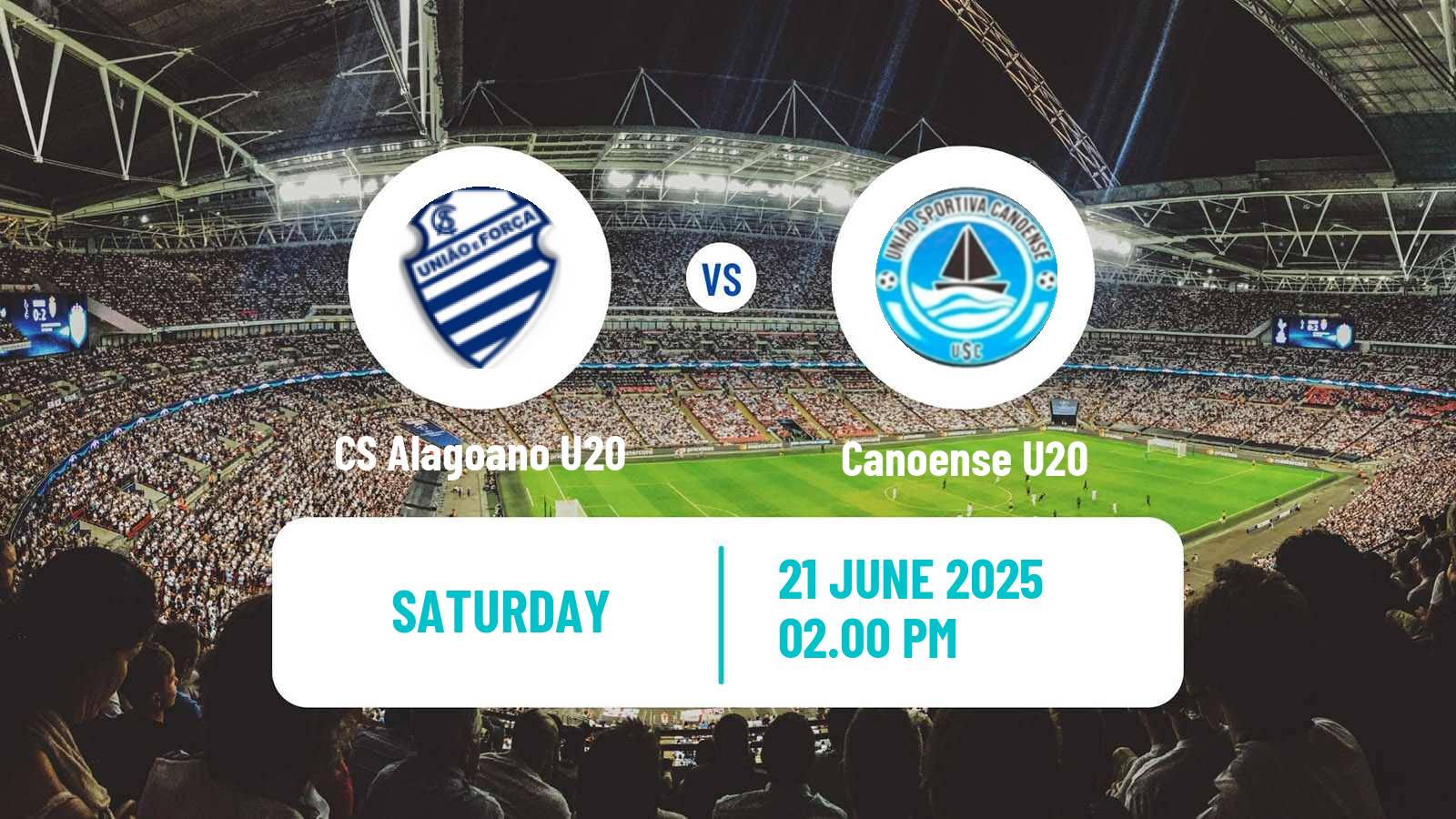 Soccer Brazilian Alagoano U20 CS Alagoano U20 - Canoense U20