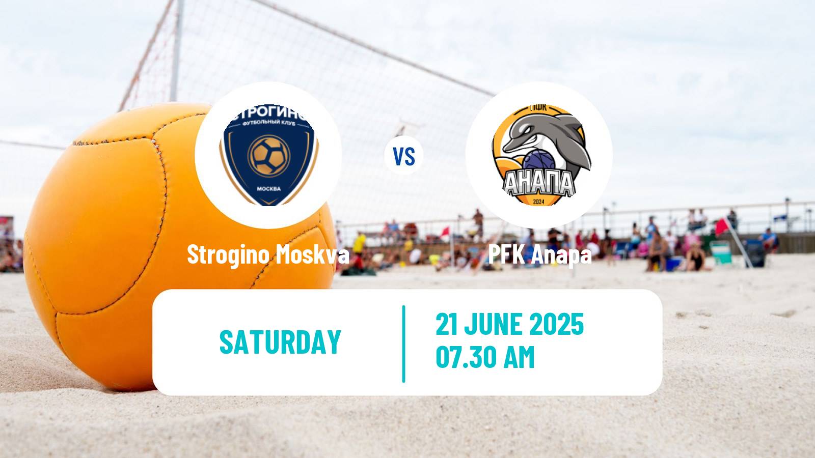 Beach soccer Superliga Strogino Moskva - Anapa