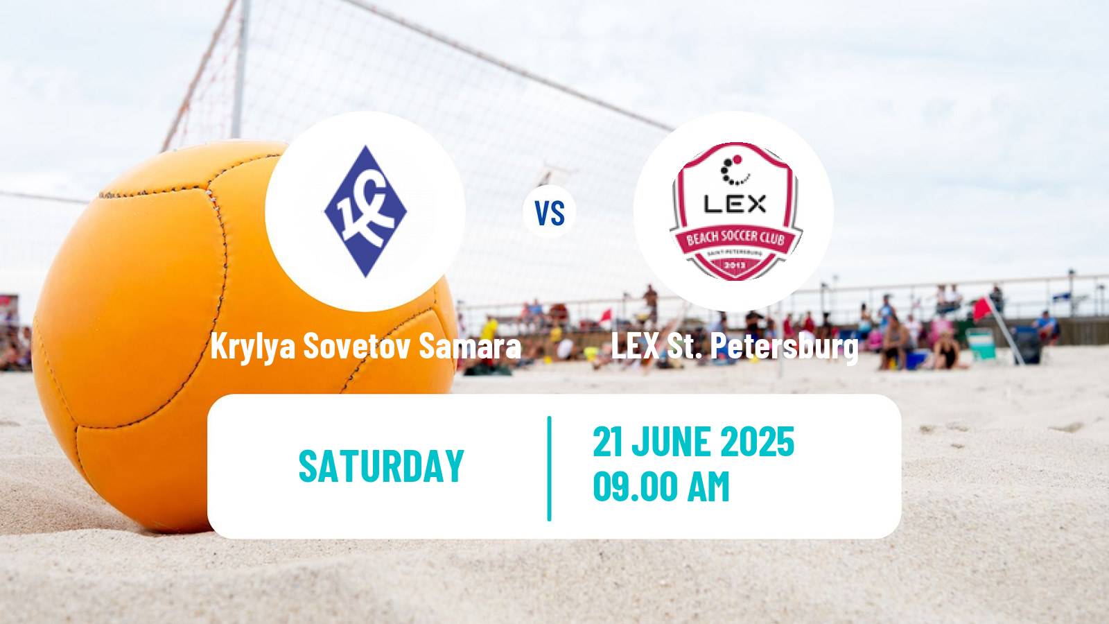 Beach soccer Superliga Krylya Sovetov Samara - LEX St. Petersburg