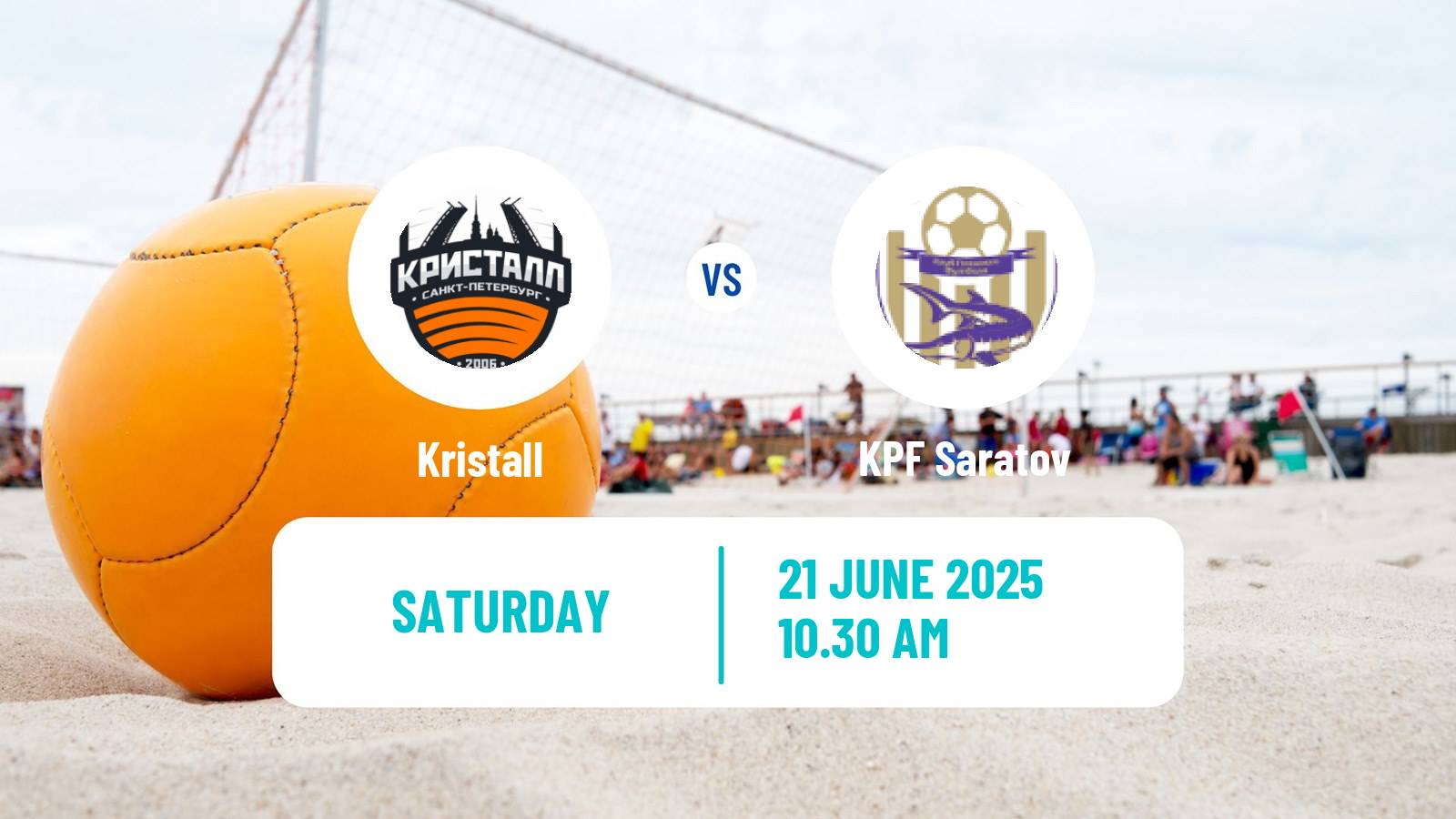 Beach soccer Superliga Kristall - KPF Saratov