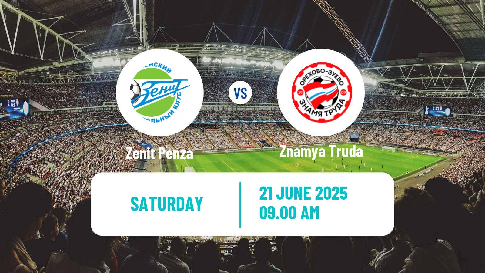 Soccer FNL 2 Division B Group 3 Zenit Penza - Znamya Truda