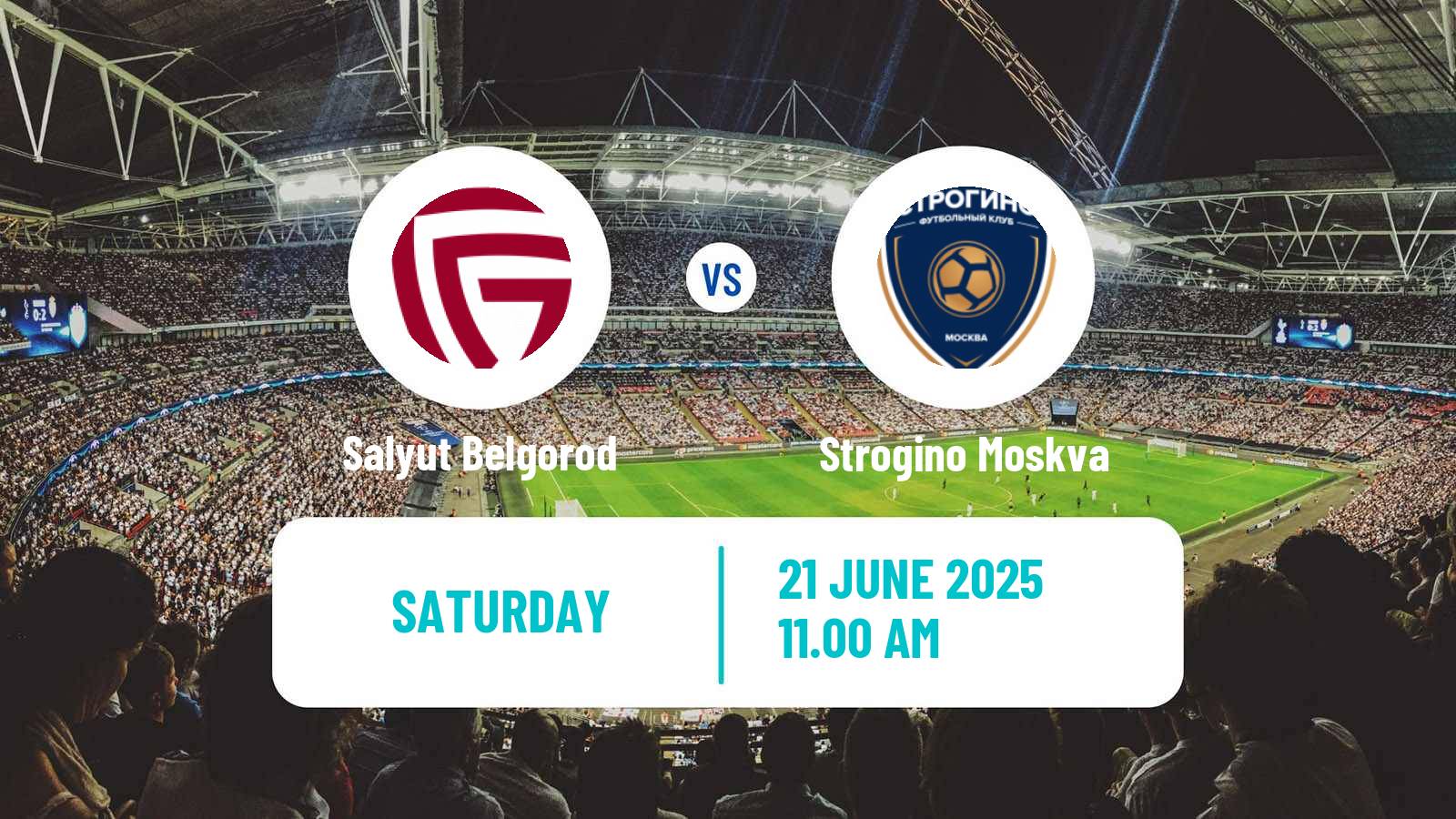 Soccer FNL 2 Division B Group 3 Salyut Belgorod - Strogino Moskva