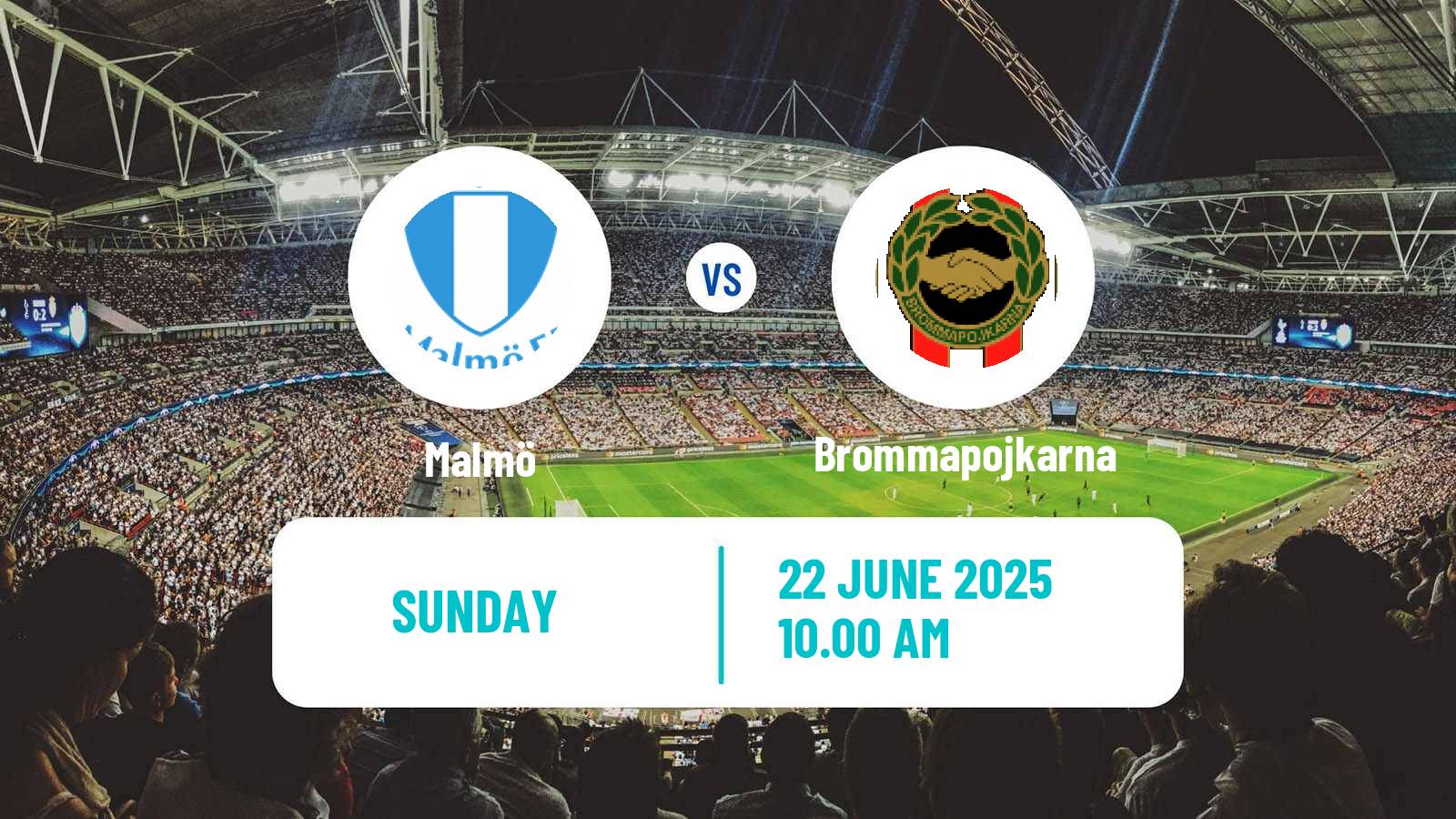 Soccer Swedish Allsvenskan Women Malmö - Brommapojkarna