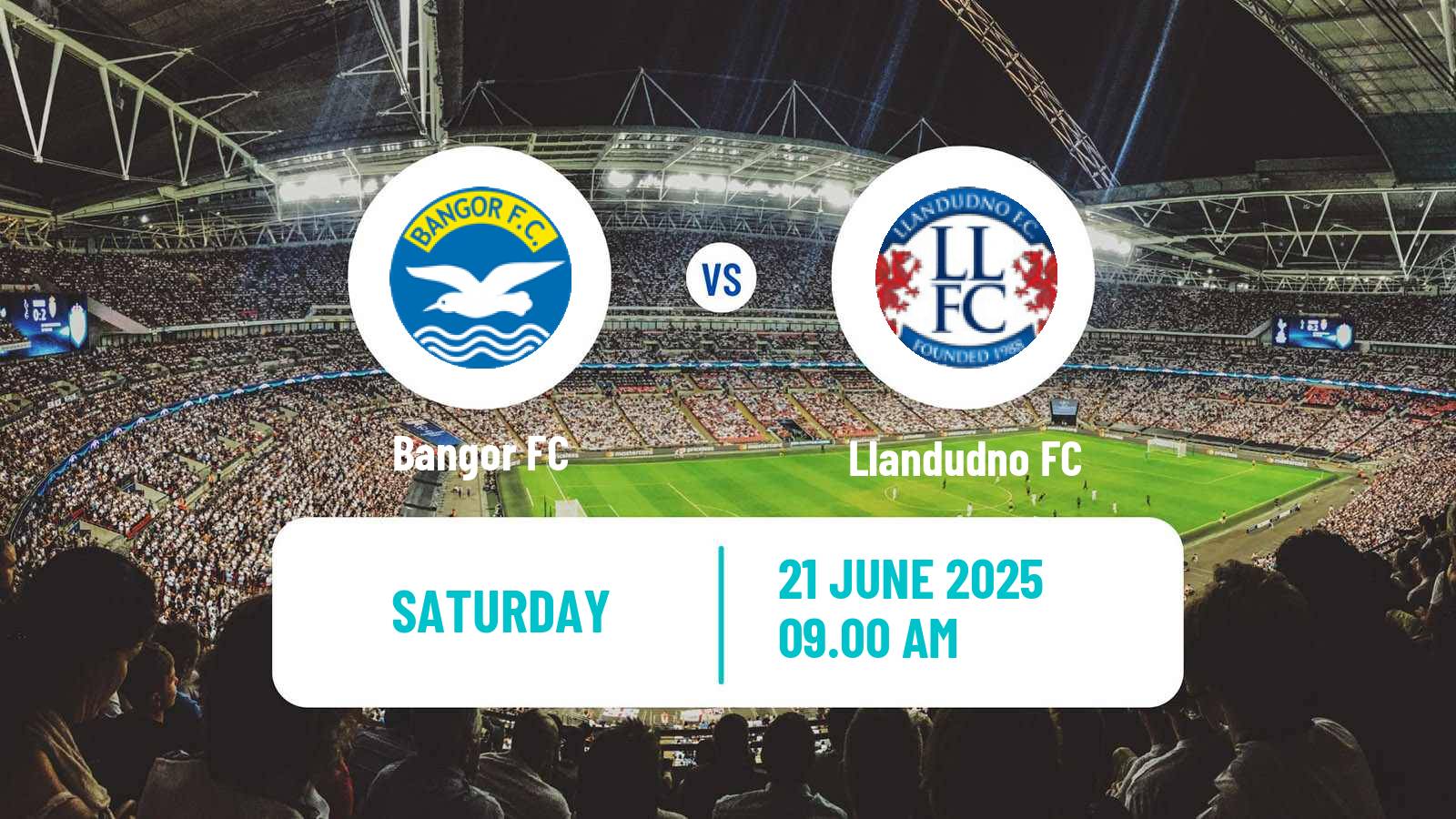 Soccer Club Friendly Bangor - Llandudno