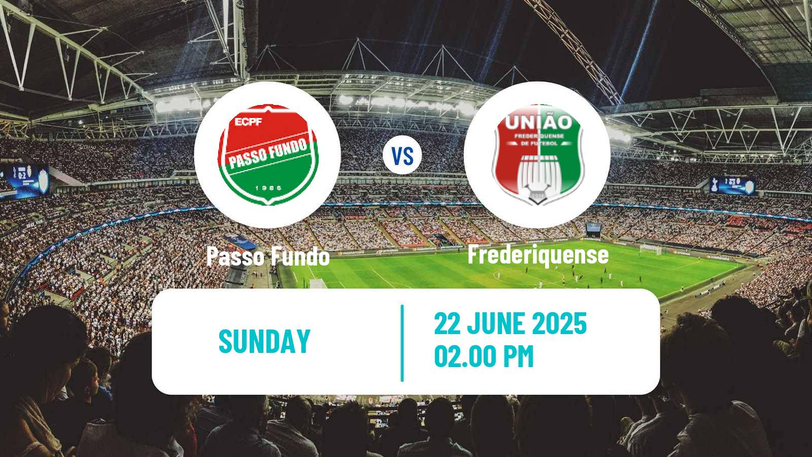 Soccer Brazilian Campeonato Gaucho 2 Passo Fundo - Frederiquense