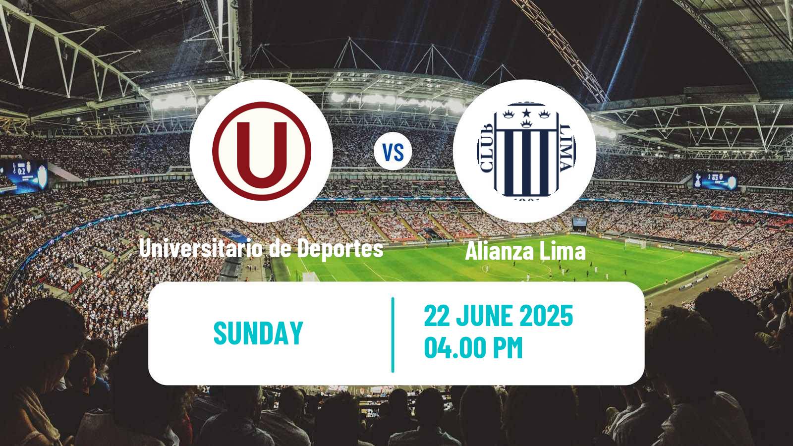 Soccer Peruvian Liga Women Universitario de Deportes - Alianza Lima