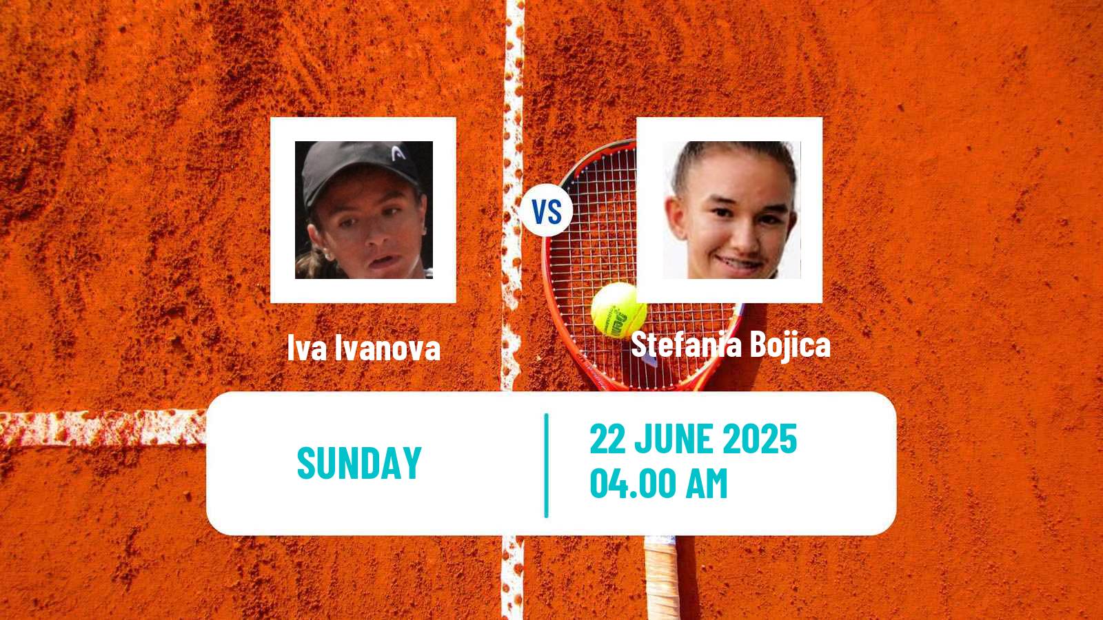 Tennis ITF W15 Kursumlijska Banja 7 Women Iva Ivanova - Stefania Bojica