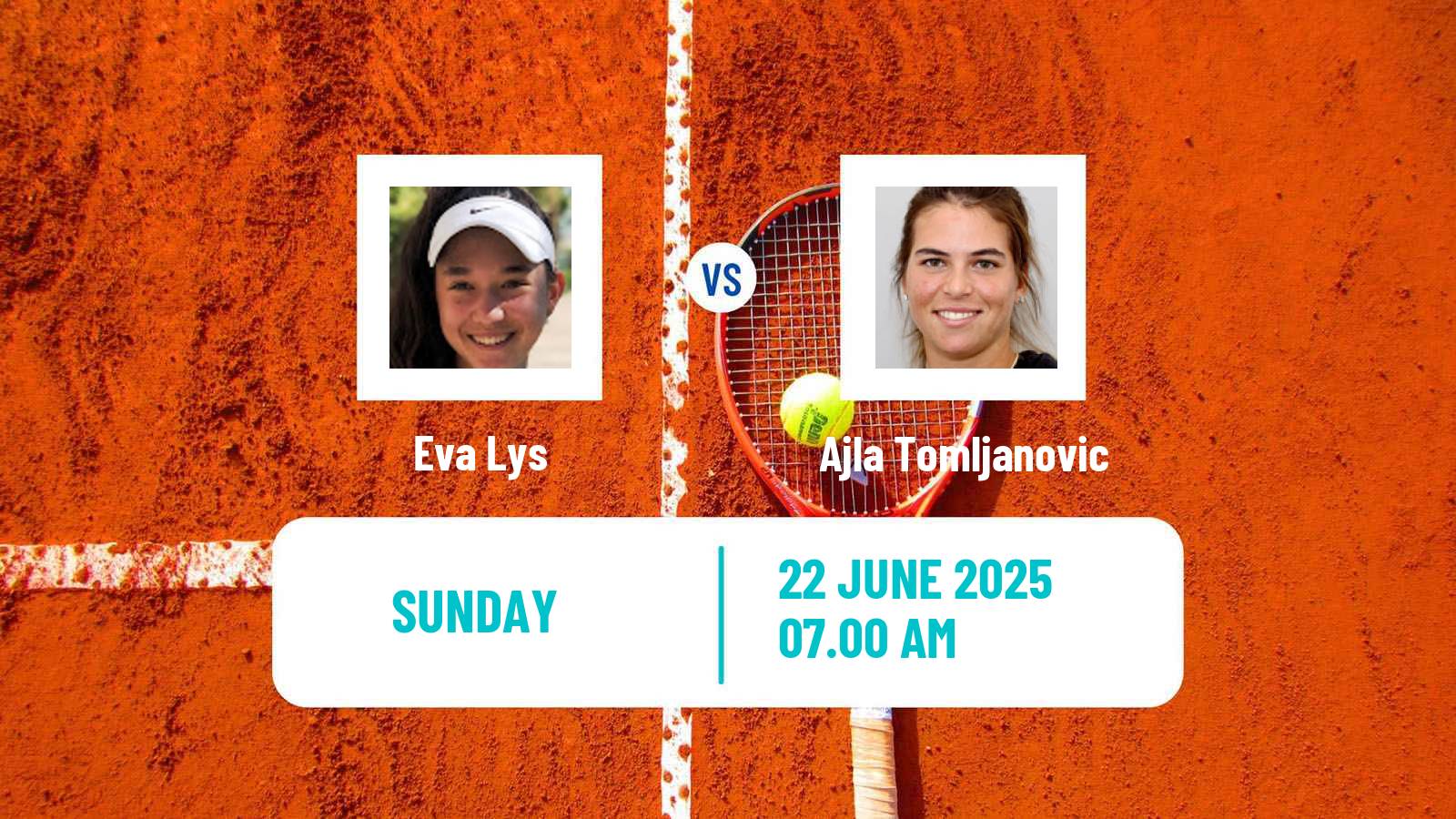 Tennis WTA Bad Homburg Eva Lys - Ajla Tomljanovic