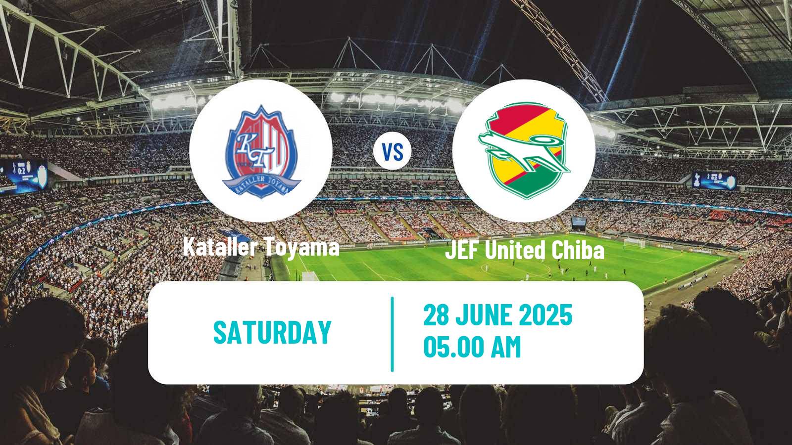 Soccer Japan J2 League Kataller Toyama - JEF United Chiba