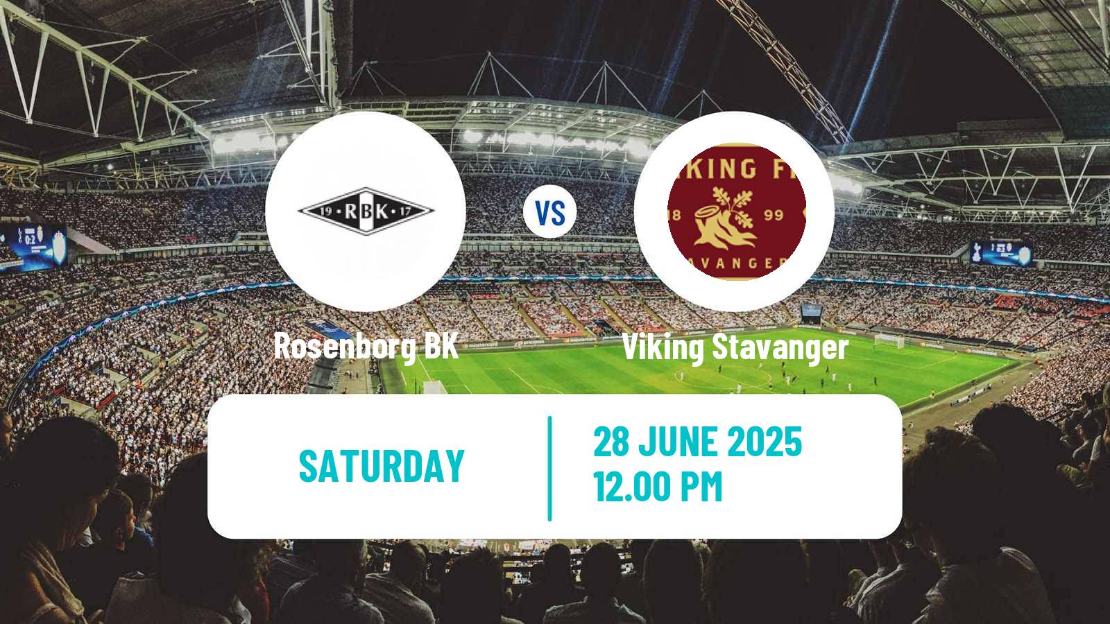Soccer Norwegian Eliteserien Rosenborg - Viking Stavanger