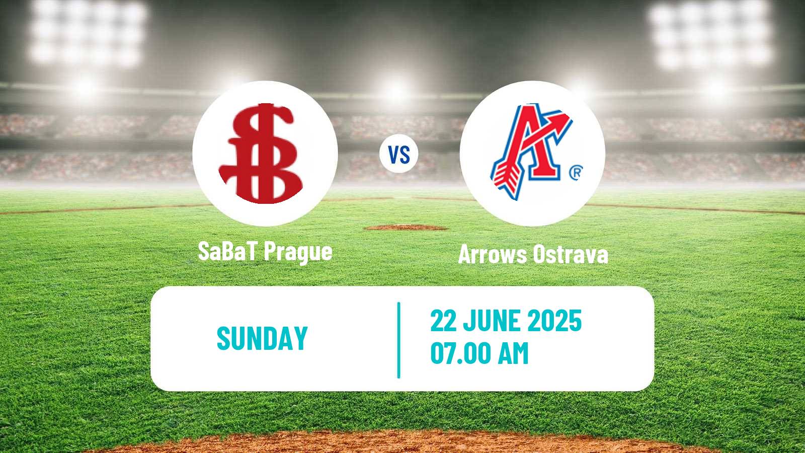 Baseball Czech Extraliga Baseball SaBaT Prague - Arrows Ostrava