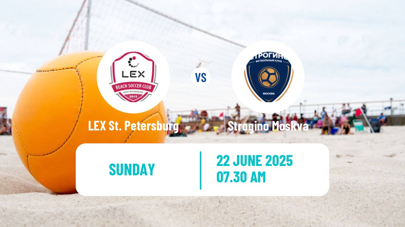 Beach soccer Superliga LEX St. Petersburg - Strogino Moskva