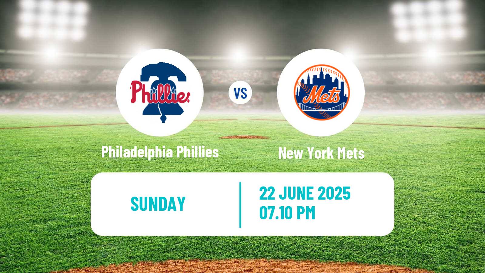 Baseball MLB Philadelphia Phillies - New York Mets