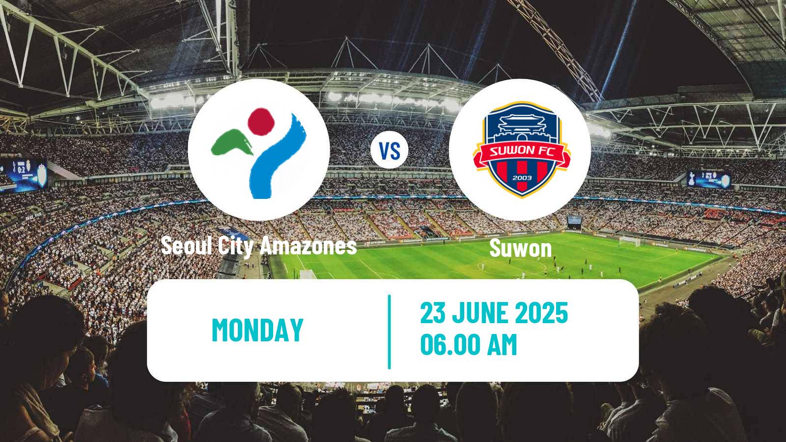 Soccer South Korean WK League Seoul City Amazones - Suwon