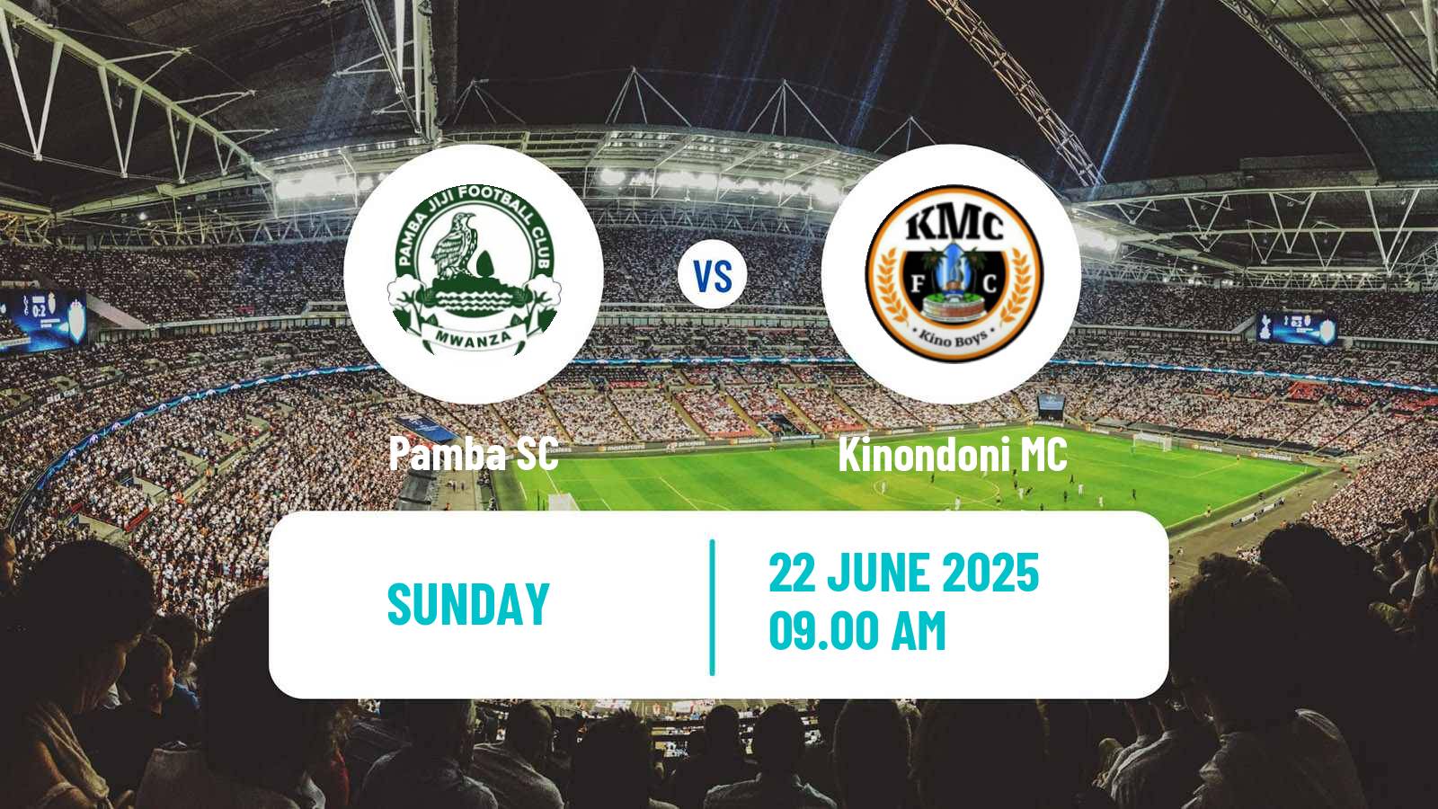 Football Tanzanian Premier League Pamba - Kinondoni MC