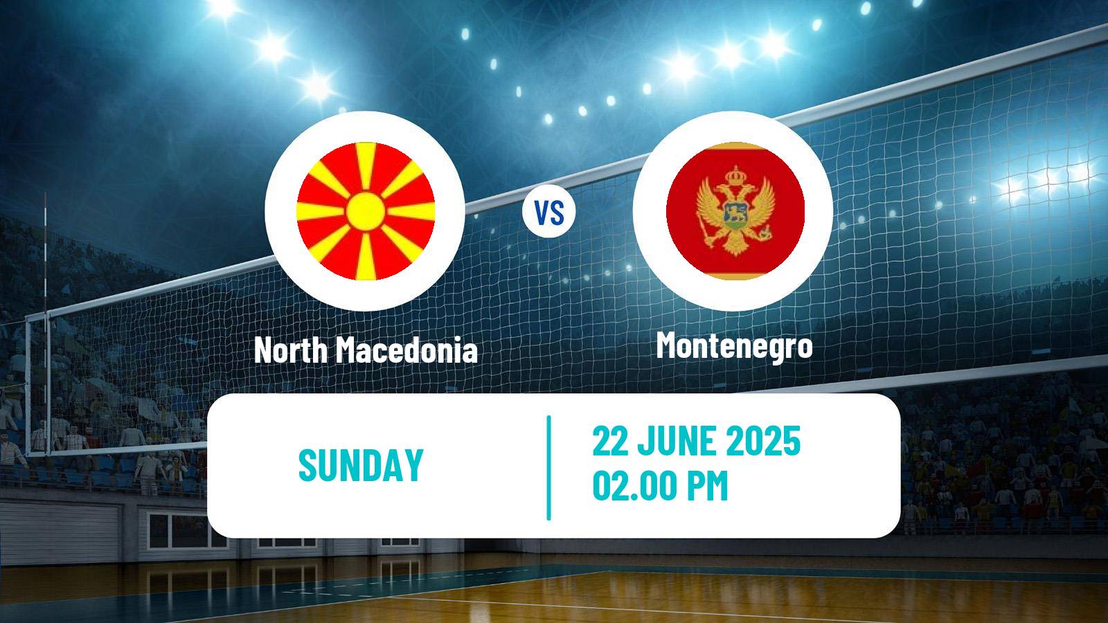 Volleyball Golden European League Volleyball North Macedonia - Montenegro