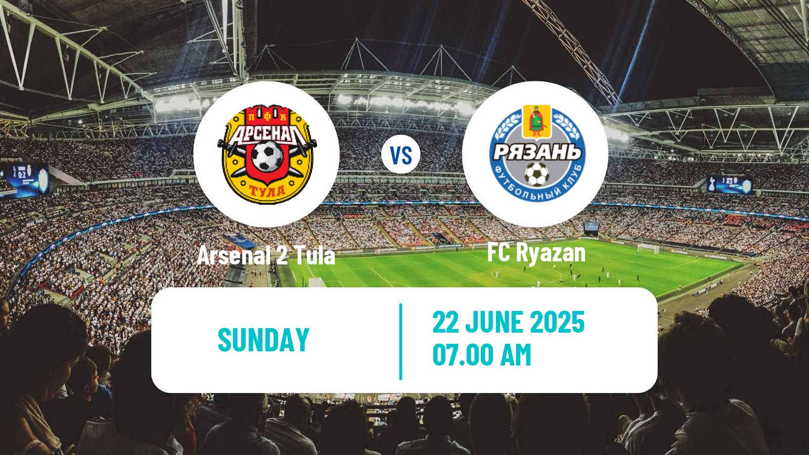 Soccer FNL 2 Division B Group 3 Arsenal 2 Tula - Ryazan
